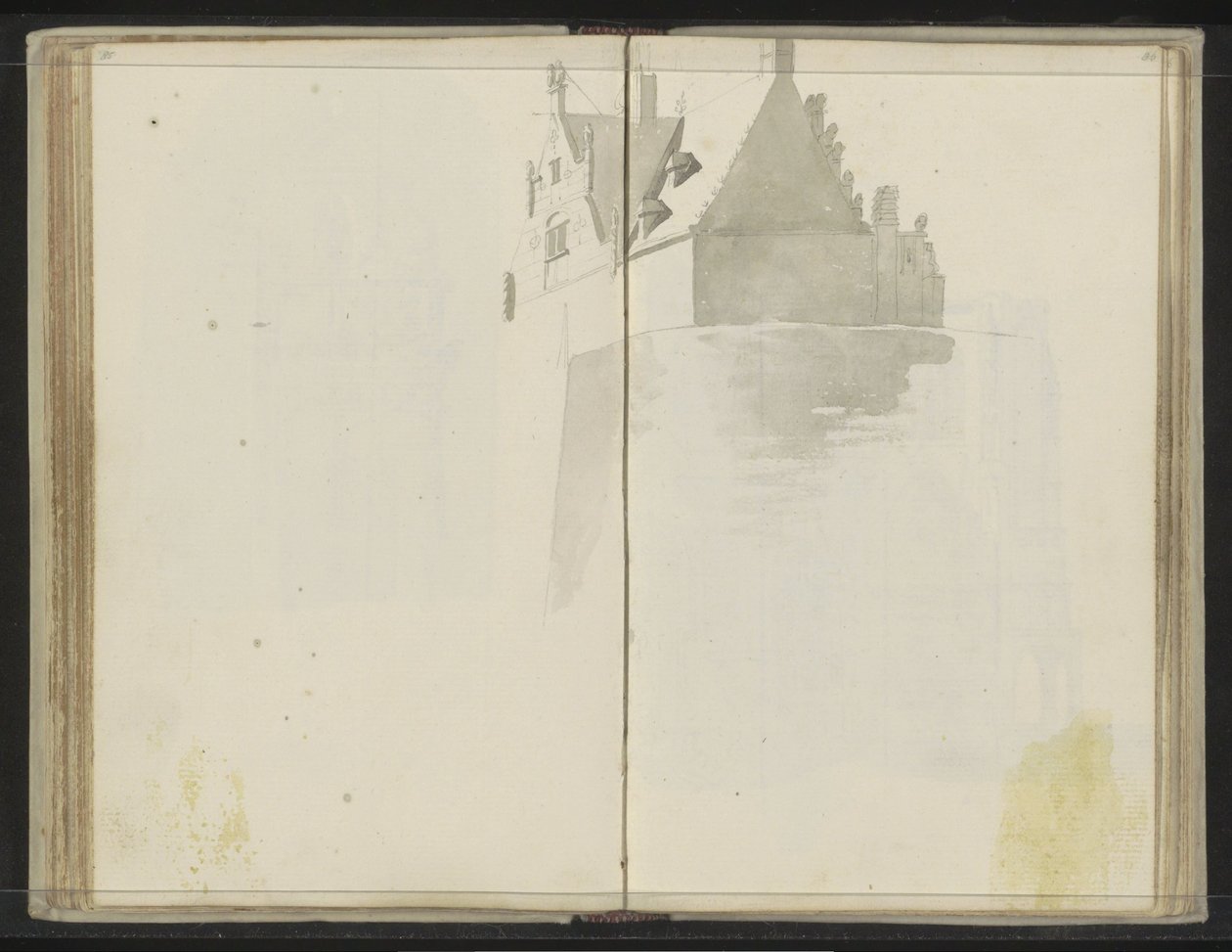 Waterslootse Poort em Delft de Johannes Huibert Prins