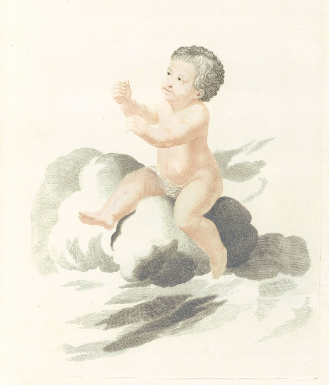 criança nua de Johannes Jacobsz van den Aveele (attributed to)