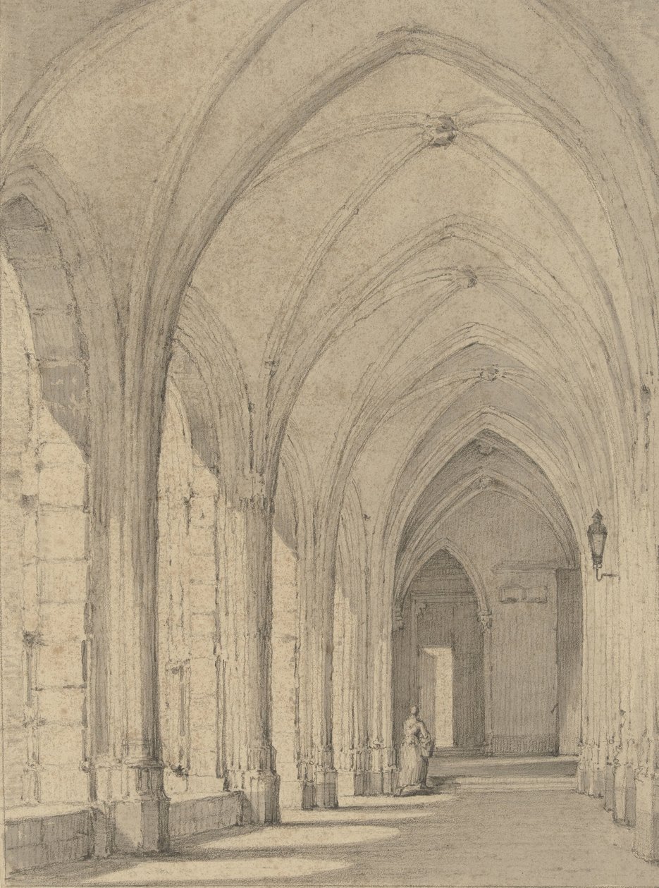 Claustro da Igreja Dom em Utrecht de Johannes Jelgerhuis