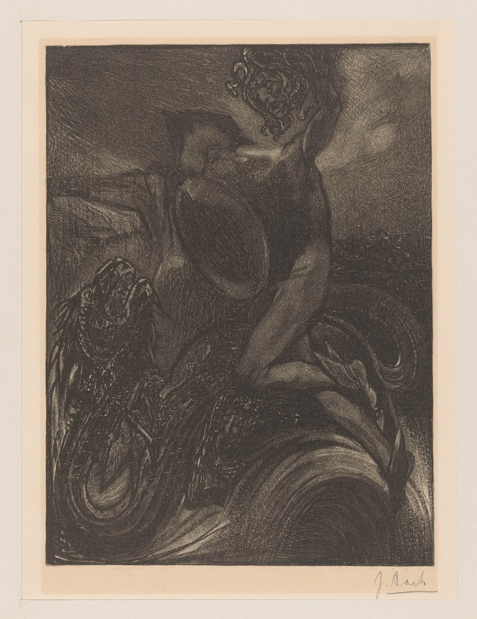 Perseu e o Monstro Marinho de Johannes Josephus Aarts (signed by artist)