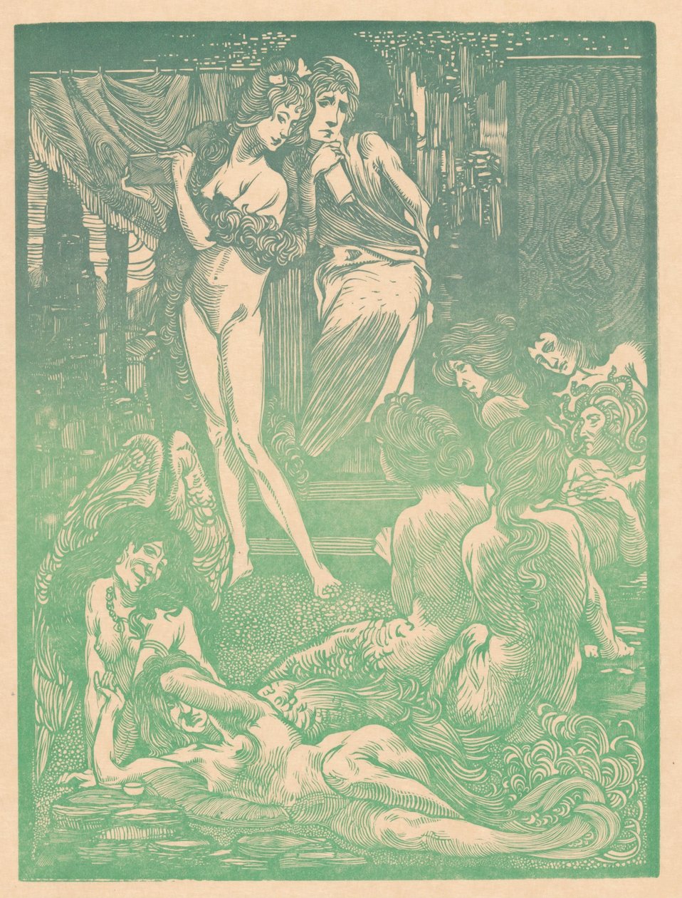 Nove fantásticas figuras femininas de Johannes Josephus Aarts