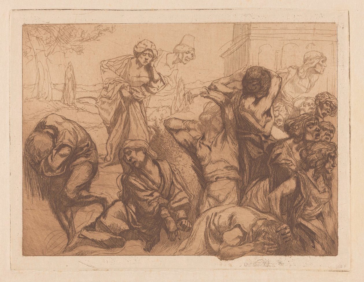 mulheres chateadas de Johannes Josephus Aarts