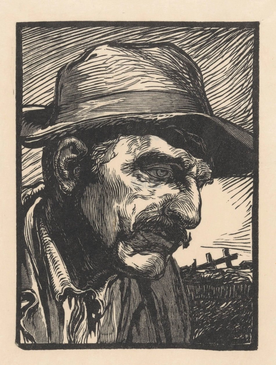 Retrato de um homem desconhecido de Johannes Josephus Aarts