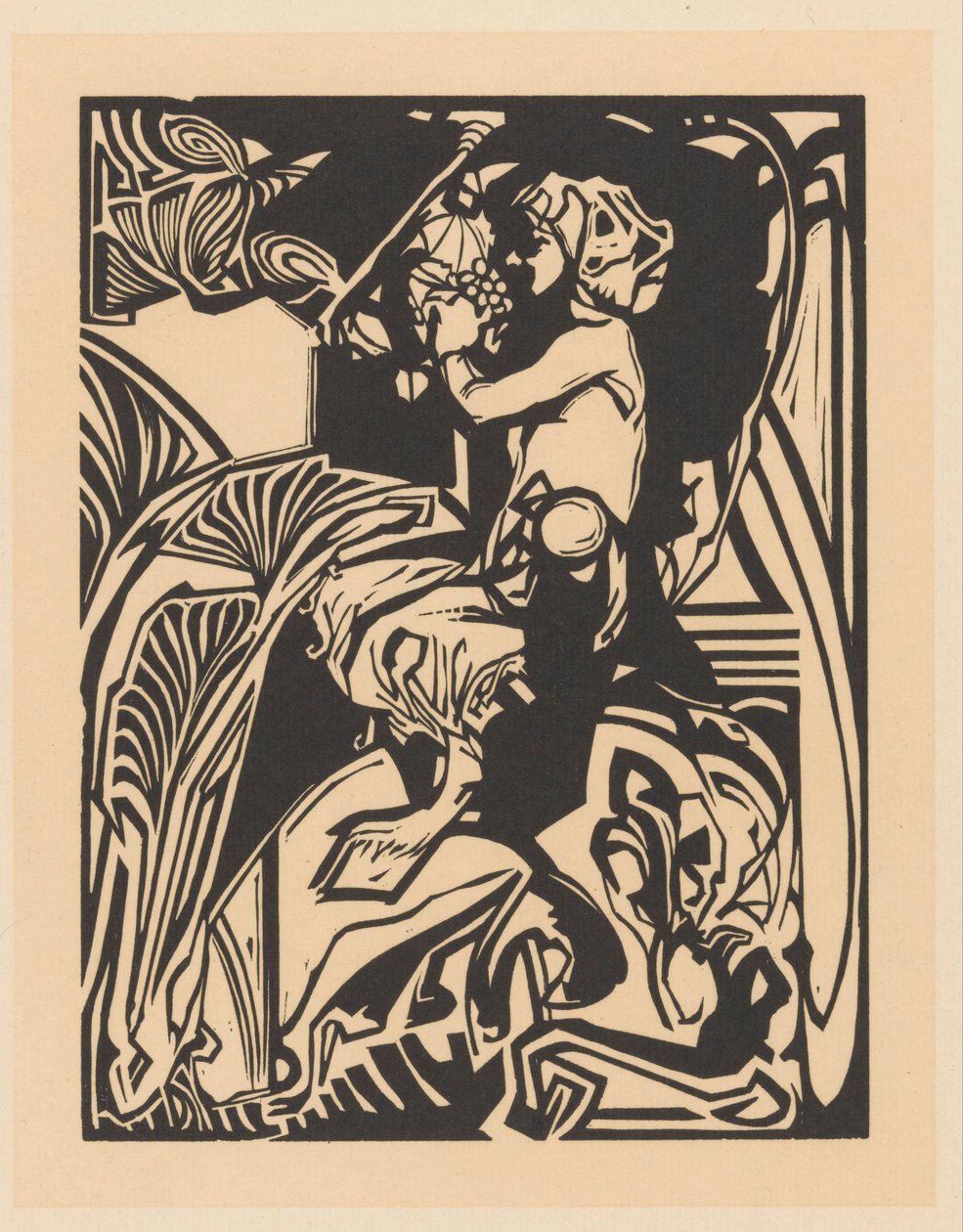 Sátiro com cacho de uvas de Johannes Josephus Aarts