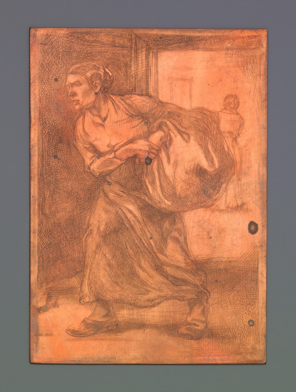 A mulher transporta um fardo de Johannes Josephus Aarts