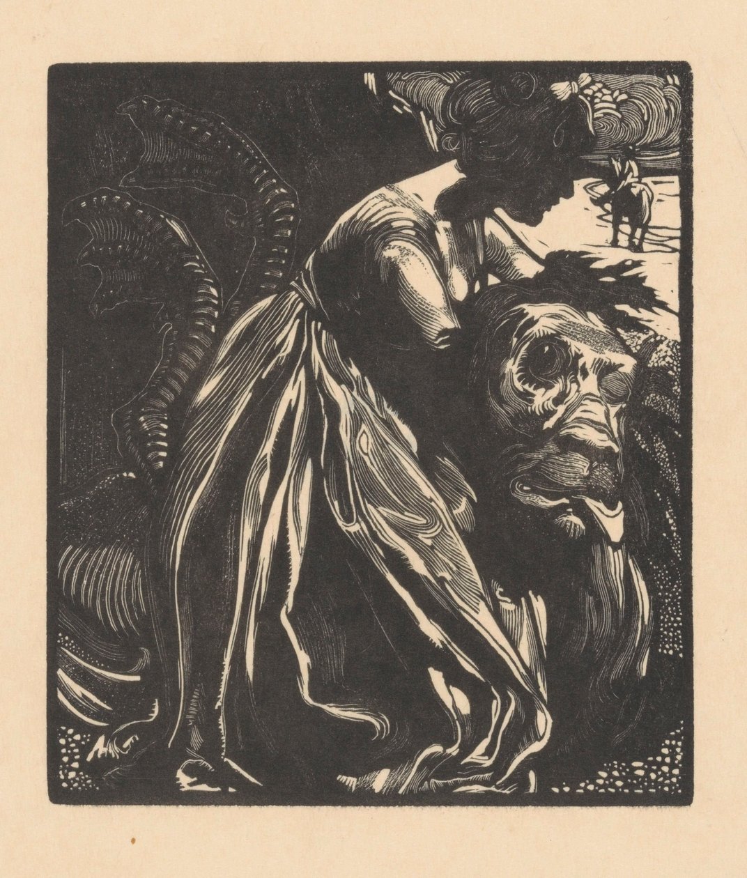 Mulher com monstro de Johannes Josephus Aarts