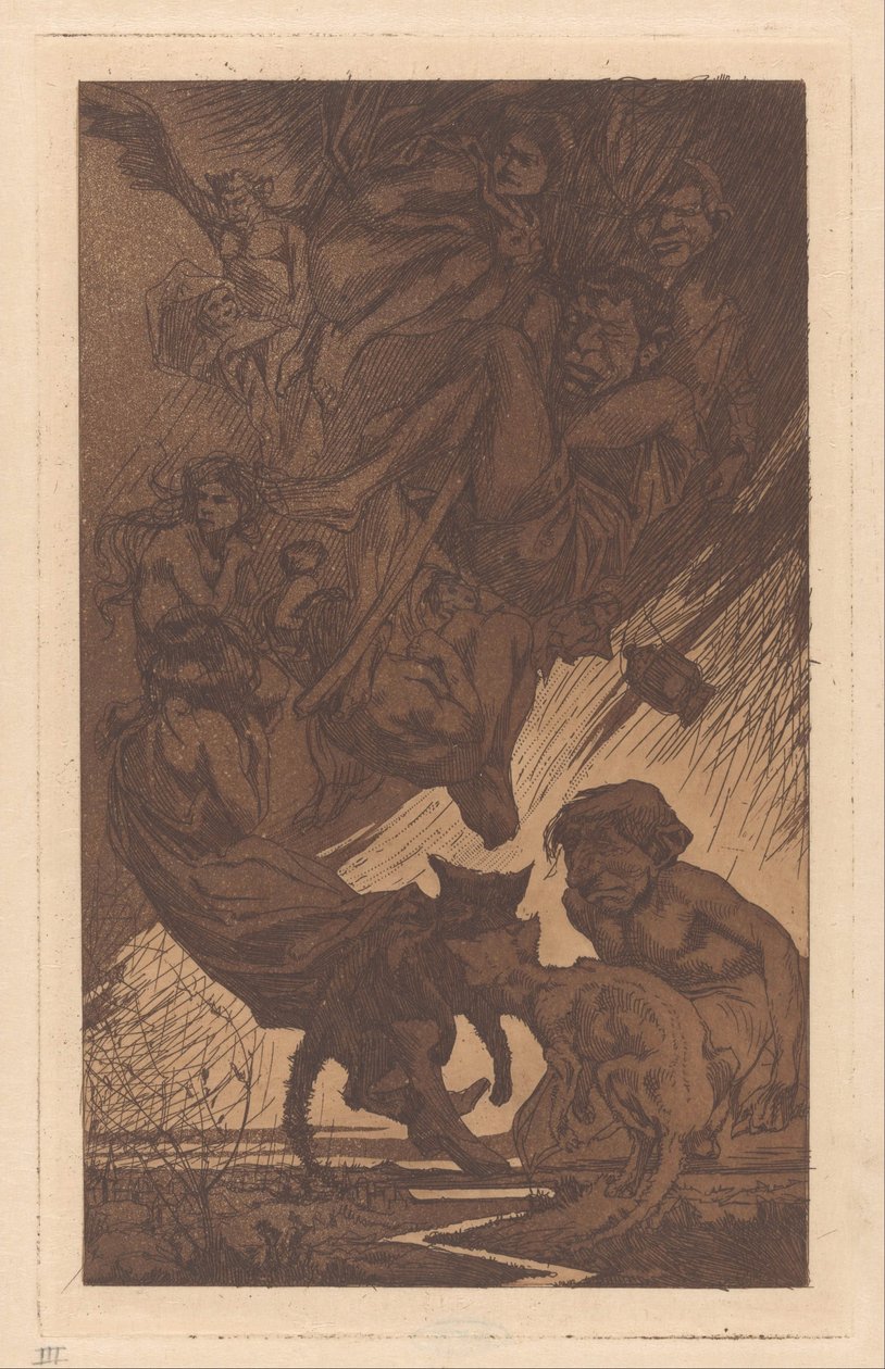 Pessoas flutuantes, criaturas fantásticas e gatos de Johannes Josephus Aarts