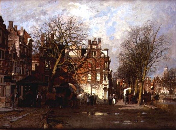 Vista de Capriccio da Cidade de Johannes Karel Christian Klinkenberg