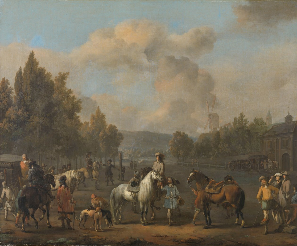 A Escola de Equitação de Johannes Lingelbach