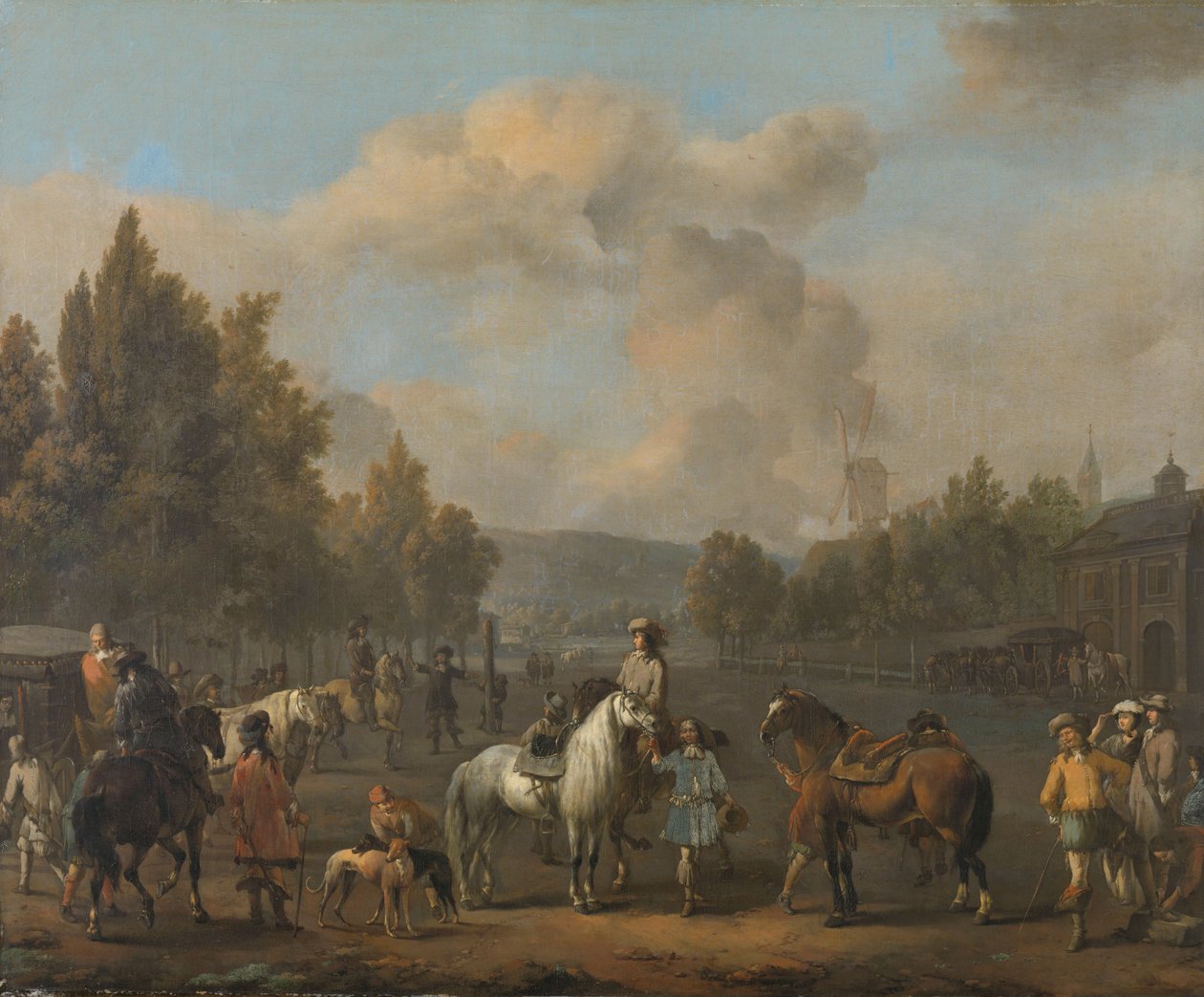 A Escola de Equitação de Johannes Lingelbach