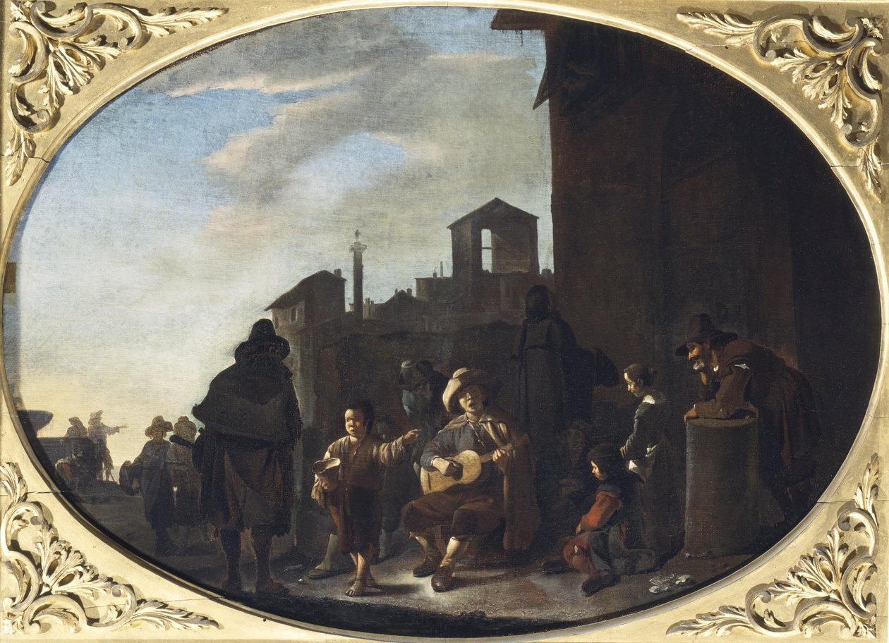 O trovador de Johannes Lingelbach