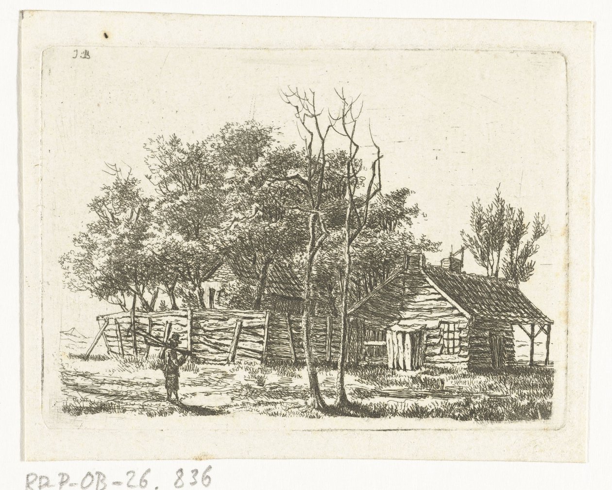 Cave de gelo na Porta de Utrecht de Johannes Ludovicus van den Bos