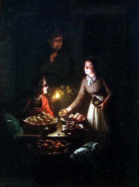 O vendedor de frutas de Johannes Rosiere
