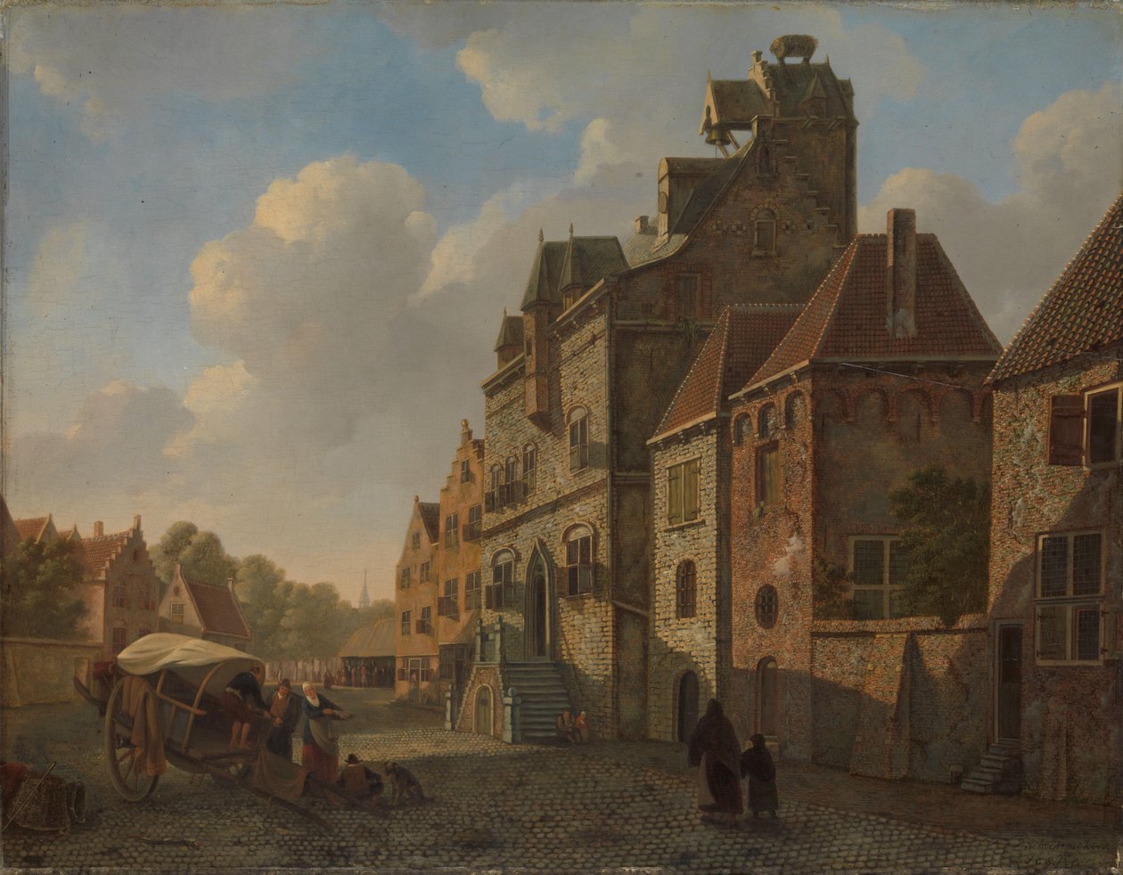 Vista em Dordrecht de Johannes Schoenmakers