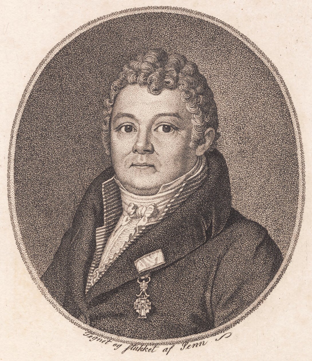 O ator H. C. Knudsen de Johannes Senn