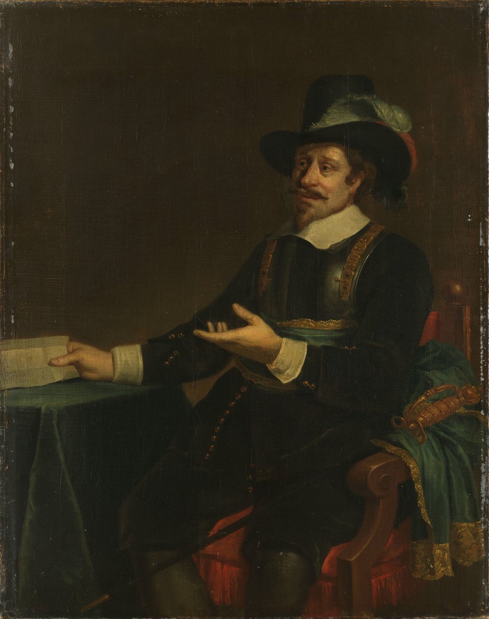 Retrato de Jan van de Poll, burgomestre de Amsterdã de Johannes Spilberg (II) (copy after)