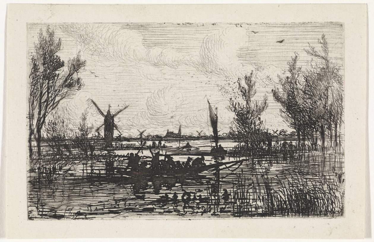 paisagem holandesa de Johannes Tavenraat
