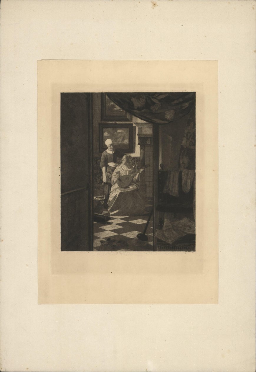 A carta de amor de Johannes Vermeer