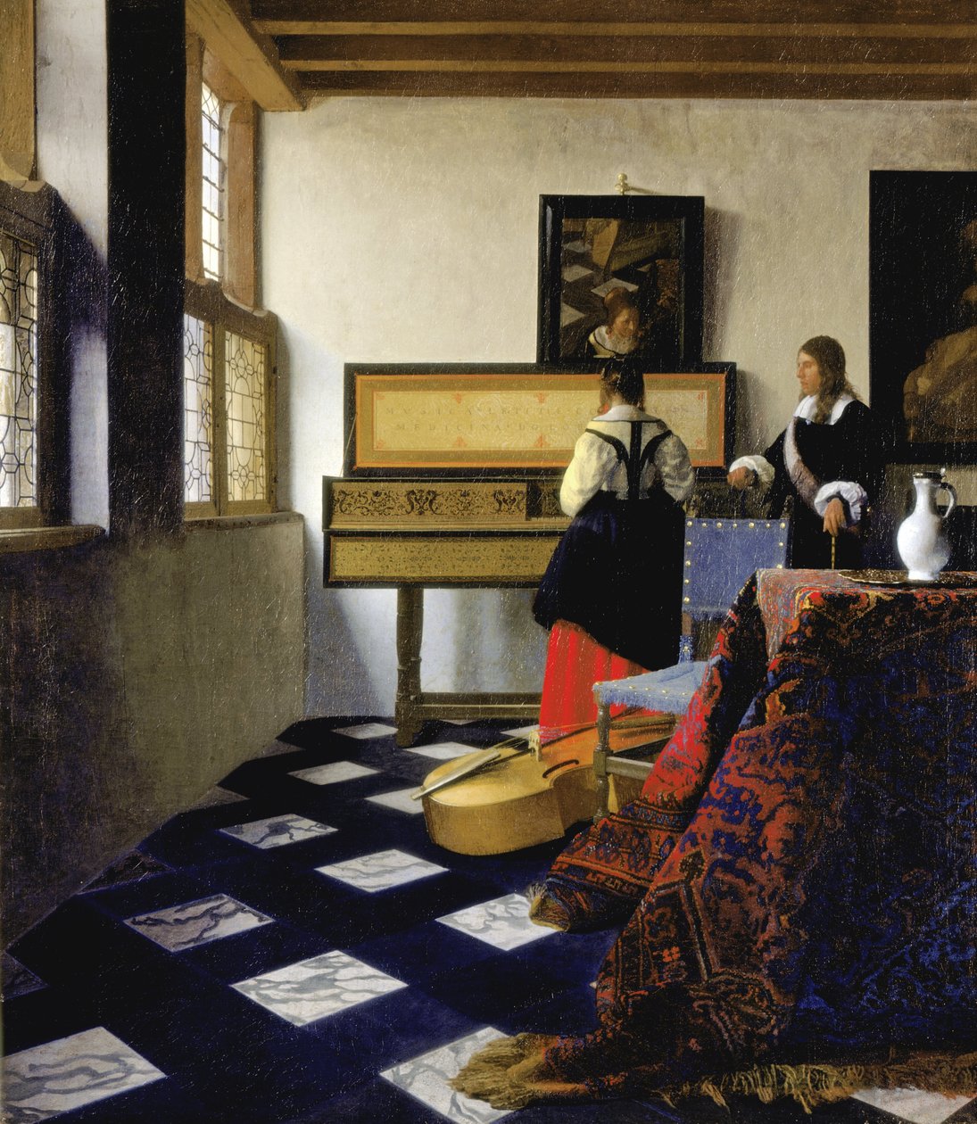 Holandês: A lição de música de Johannes Vermeer