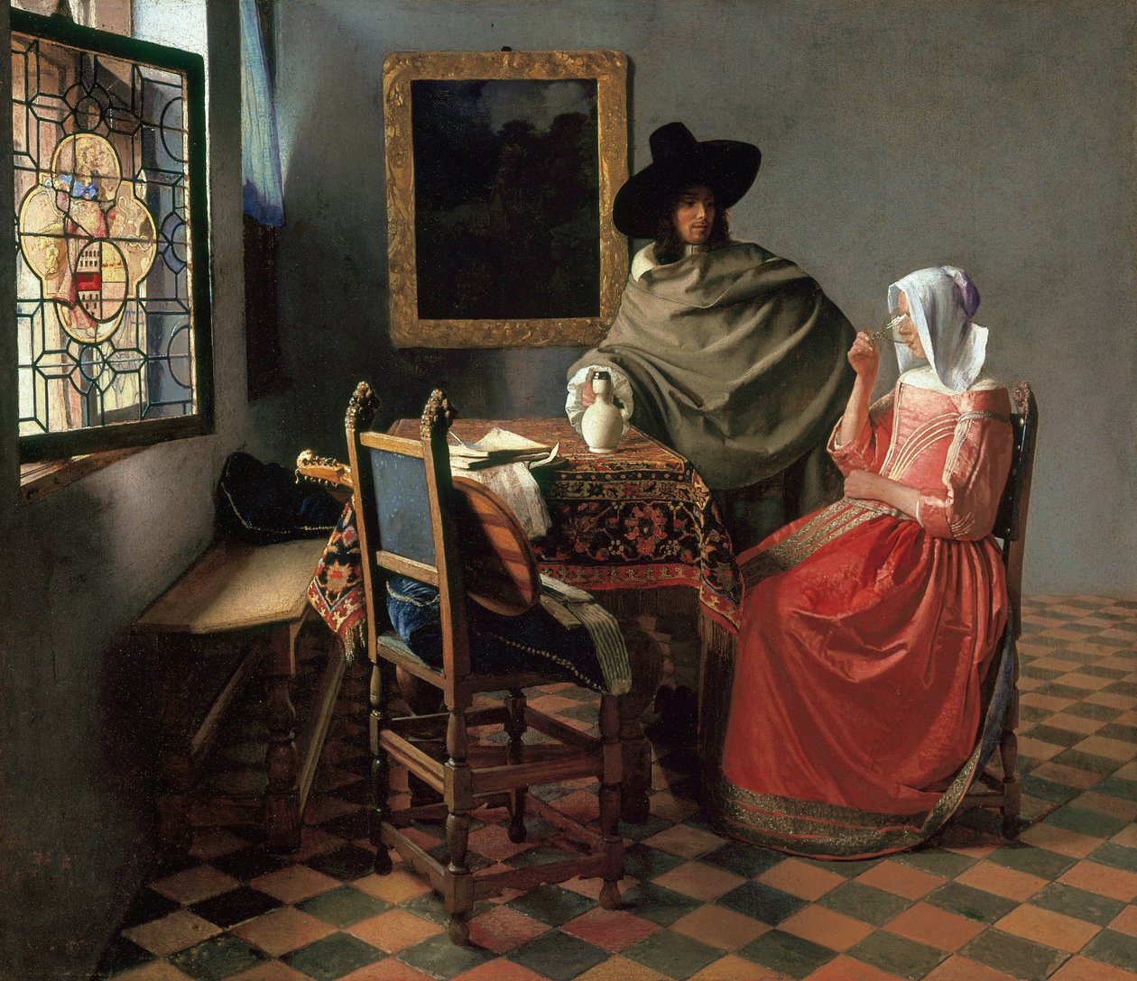 Das Weinglas de Johannes Vermeer