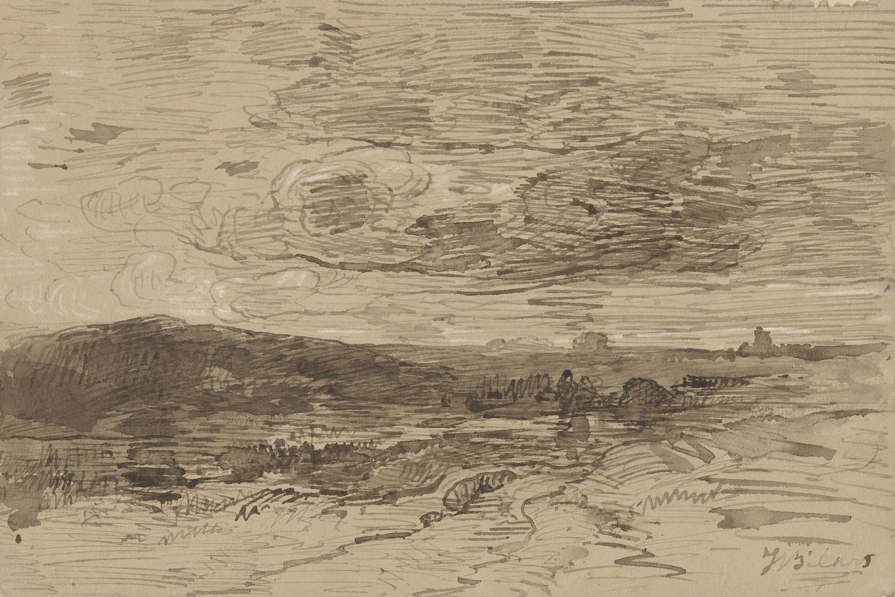 Charneca em Drenthe de Johannes Warnardus Bilders