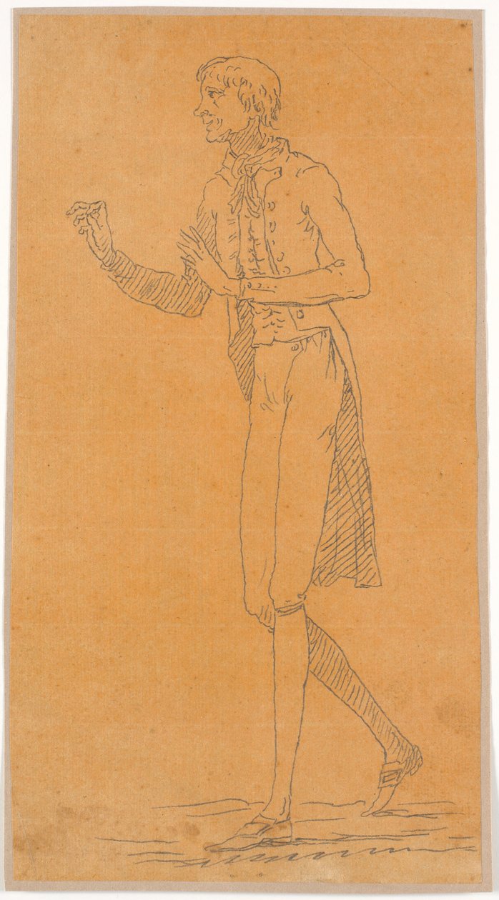 Retrato de Abildgaard? Lima de Johannes Wiedewelt