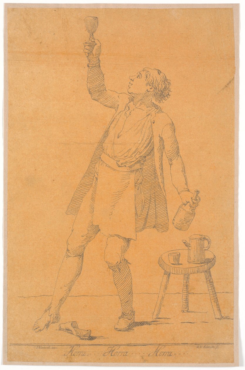 Retrato de Jens Juel? Lima de Johannes Wiedewelt