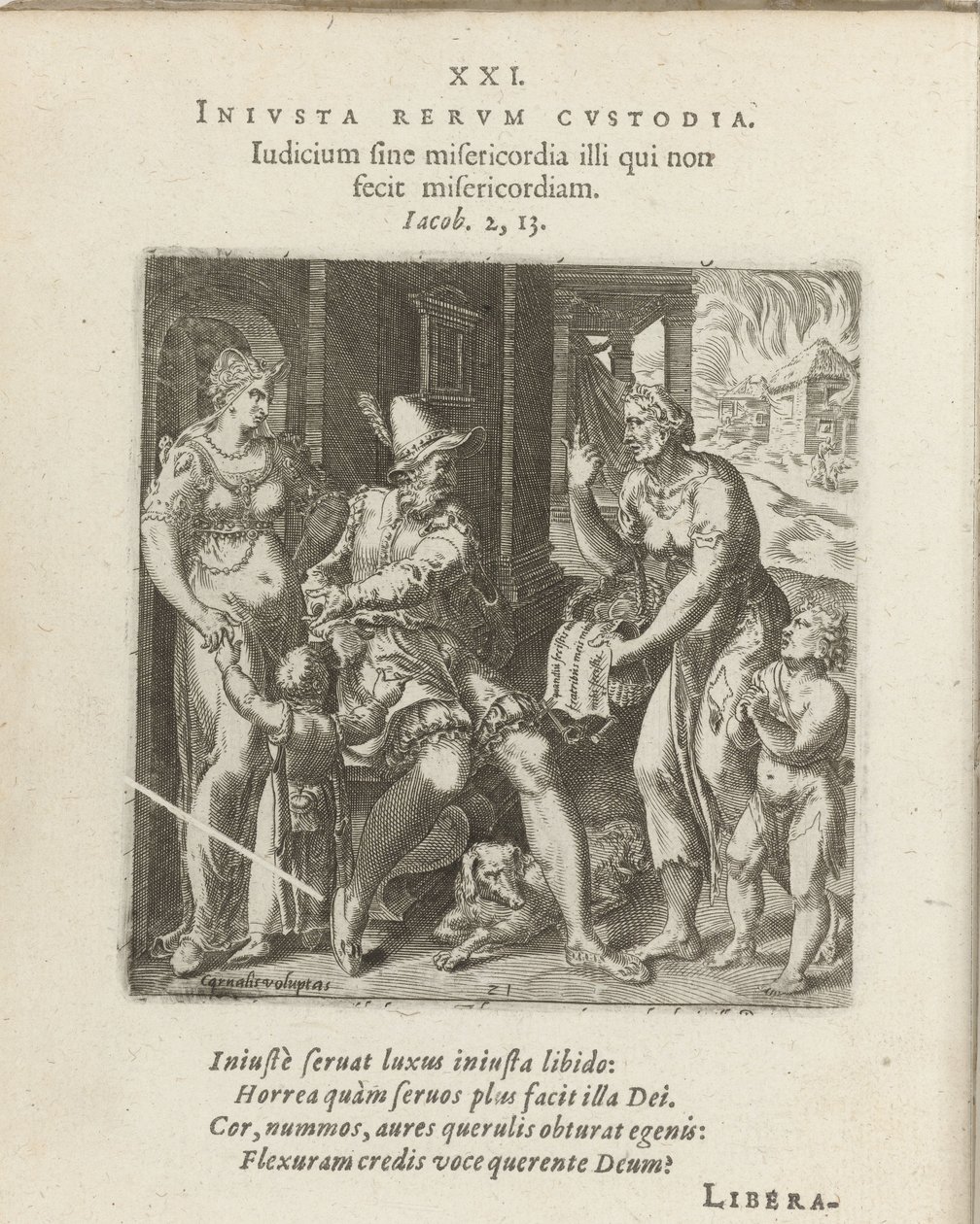 A retenção abusiva de bens de Johannes Wierix
