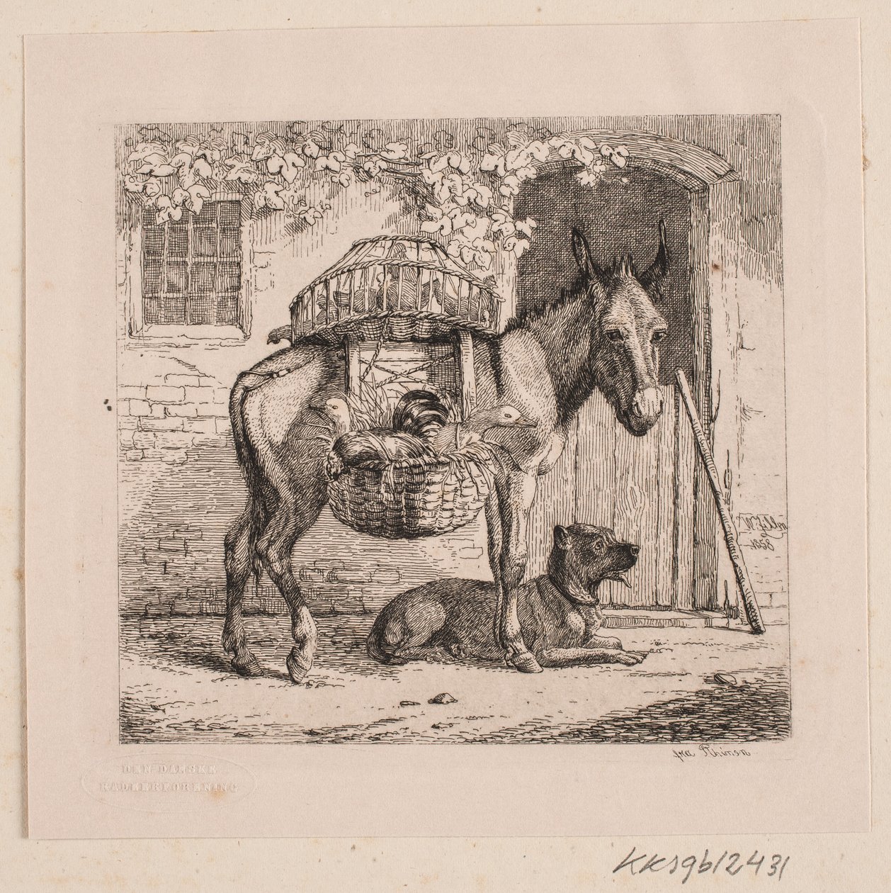 O burro do vendedor de galinhas de Johannes Wilhelm Zillen