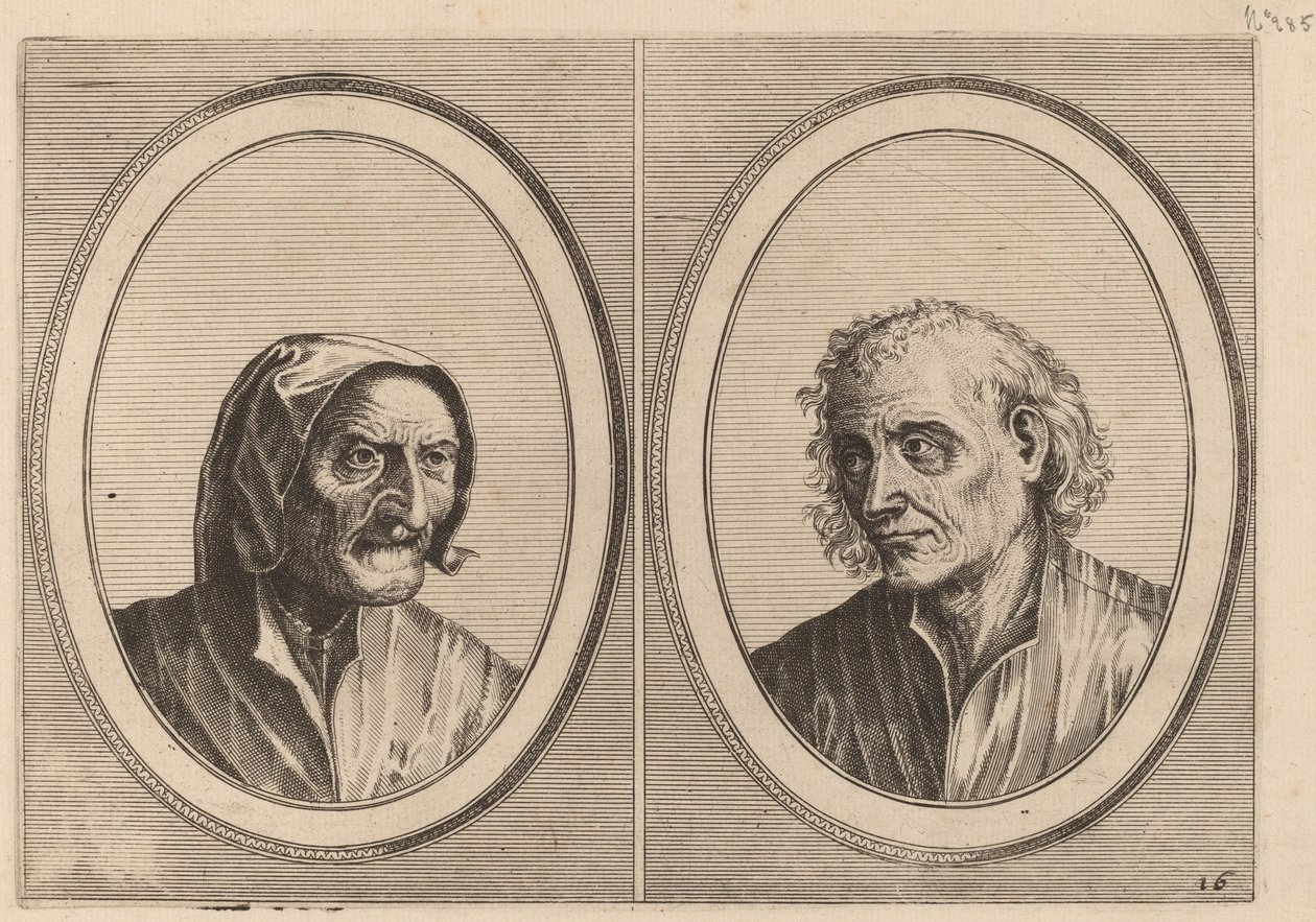 "Foockel Frons-muyl" e "Pietje Hard-loop" de Johannes and Lucas van Doetechum after Pieter Bruegel the Elder