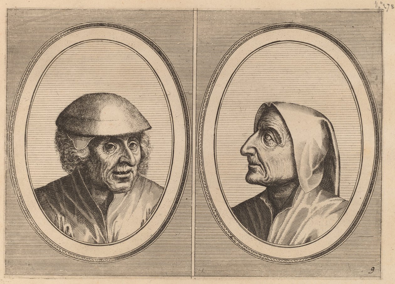 "Kees Geldt-sack" e "Kaarighe Truy" de Johannes and Lucas van Doetechum after Pieter Bruegel the Elder