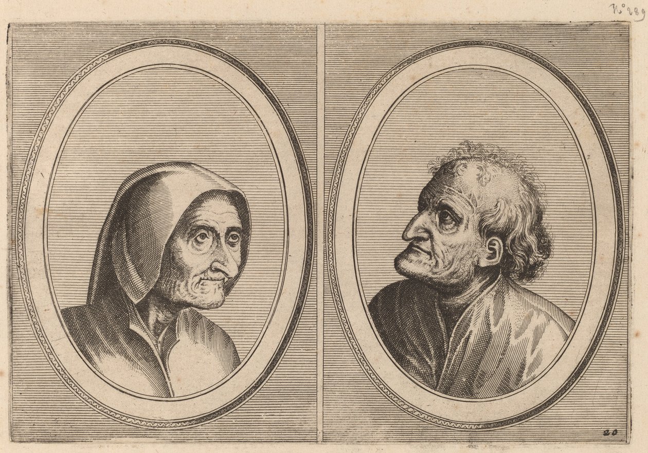 "Ritze Stijn" e "Schurckje Sonder-Baerdt" de Johannes and Lucas van Doetechum after Pieter Bruegel the Elder