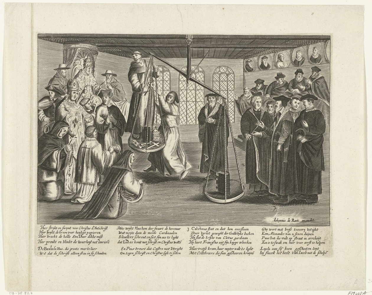 Pesando a Bíblia, 1660 de Johannes de Ram