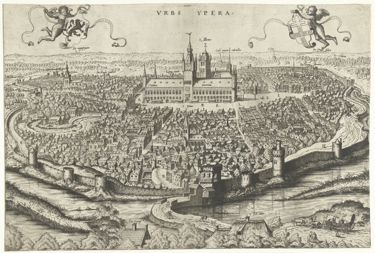 Vista de Ypres de Johannes of Lucas van Doetechum