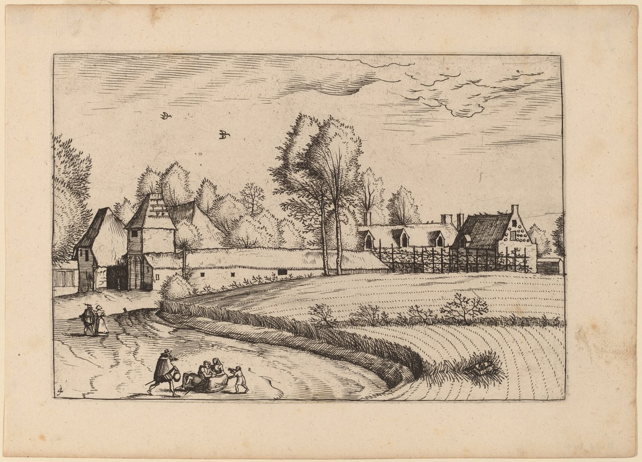 Casas de campo de Johannes van Doetechum, the Elder and Lucas