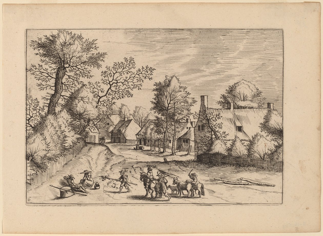 Estrada da Vila de Johannes van Doetechum, the Elder and Lucas