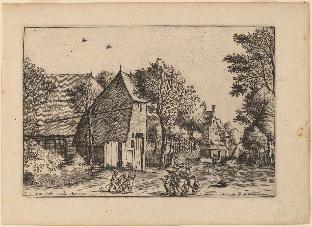 Estrada da Vila com Poço de Johannes van Doetechum, the Elder and Lucas