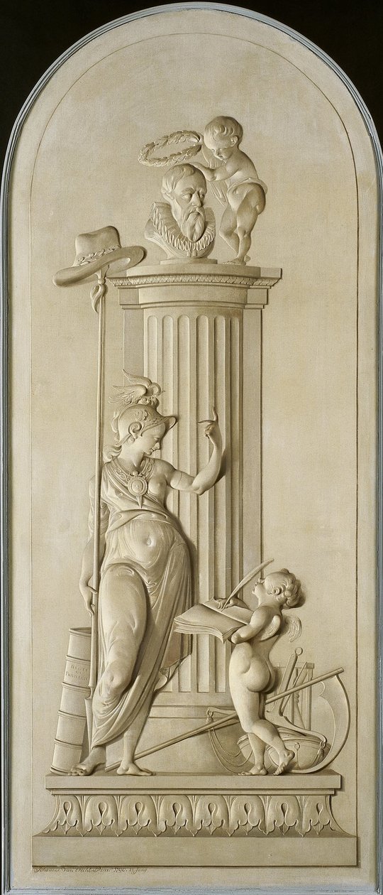 Alegoria da Liberdade de Johannes van Dregt (signed by artist)