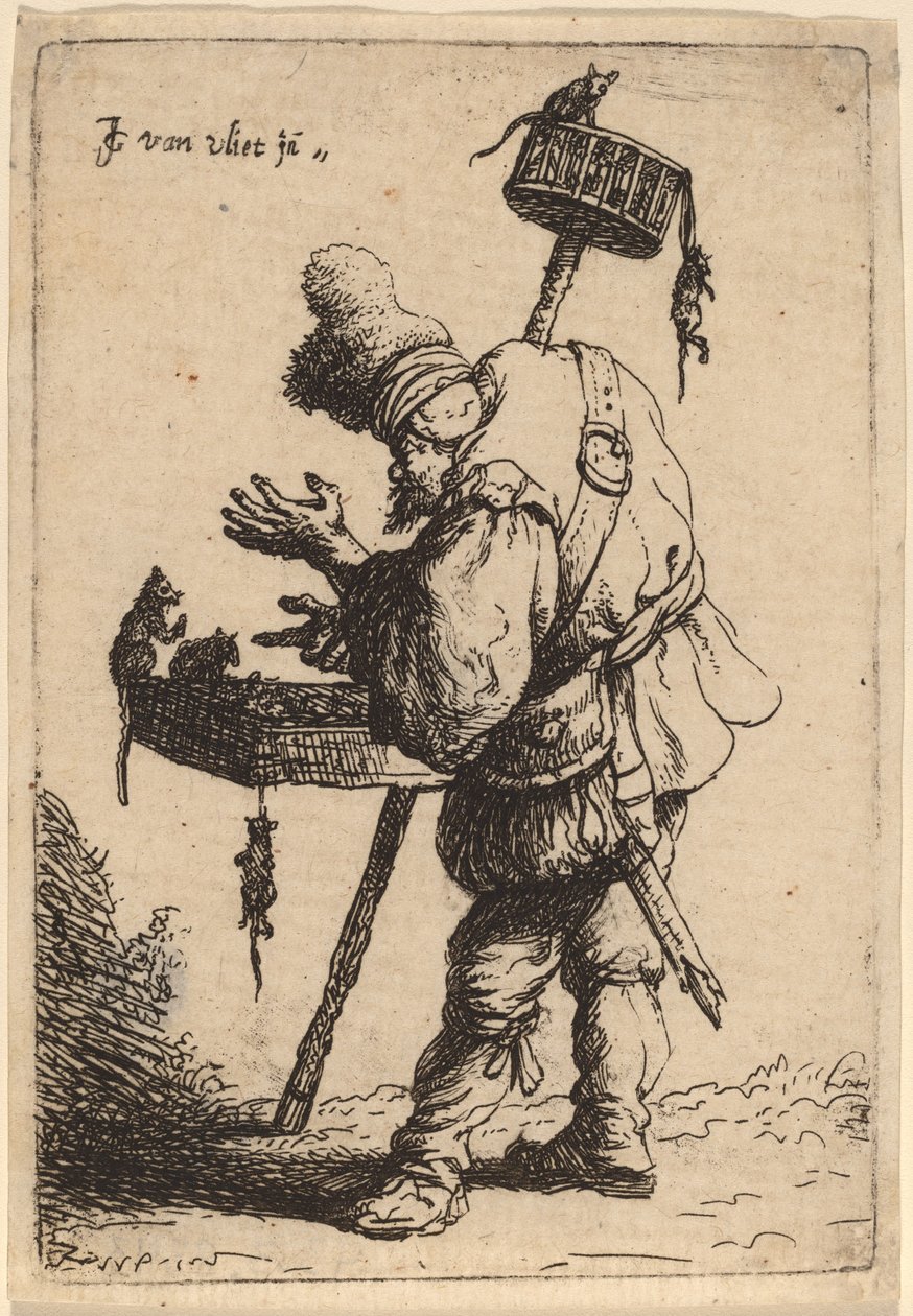 O caçador de ratos de Johannes van Vliet