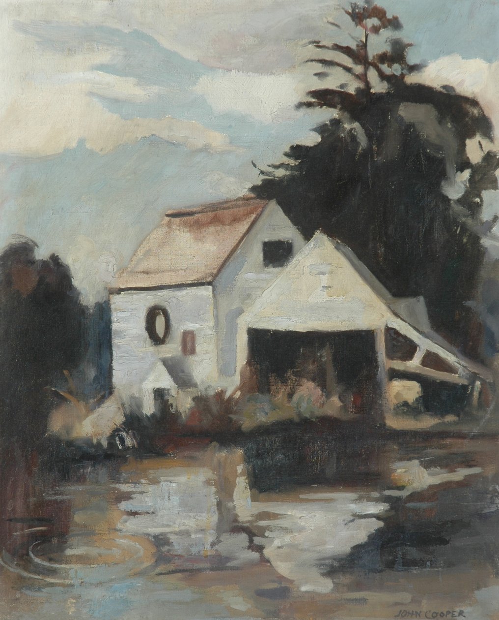 The Mill Pool de John Albert Cooper