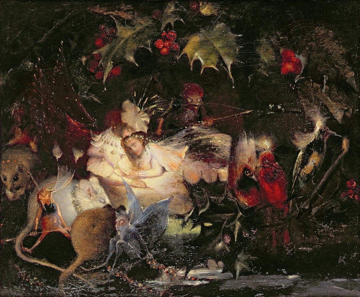 O pavilhão de fadas de John Anster Fitzgerald