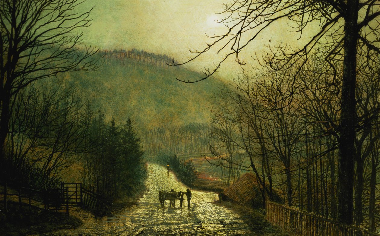 Forge Valley de John Atkinson Grimshaw