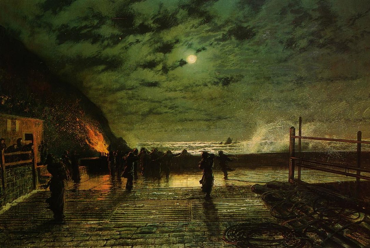 Em perigo de John Atkinson Grimshaw