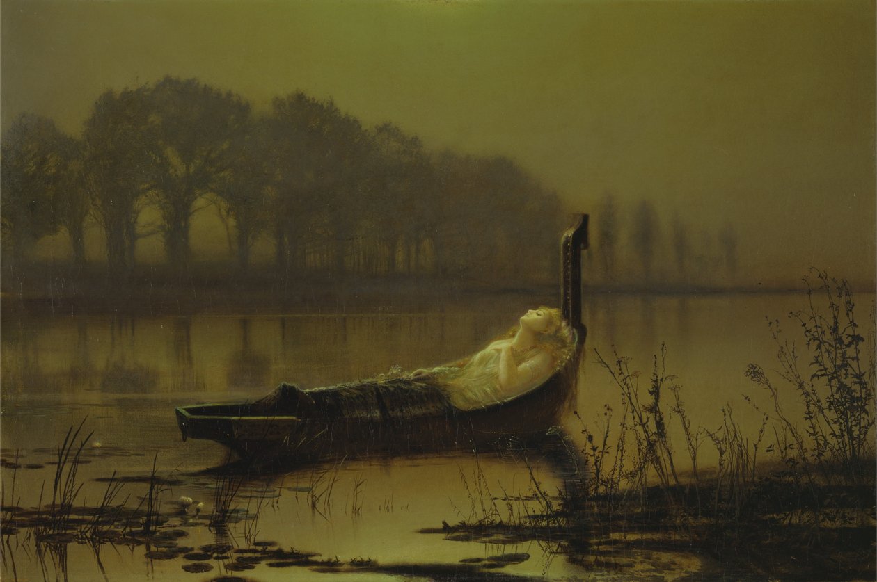 A senhora de shalott de John Atkinson Grimshaw
