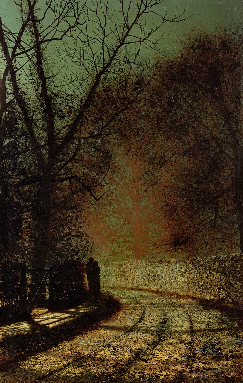 Os Amantes de John Atkinson Grimshaw
