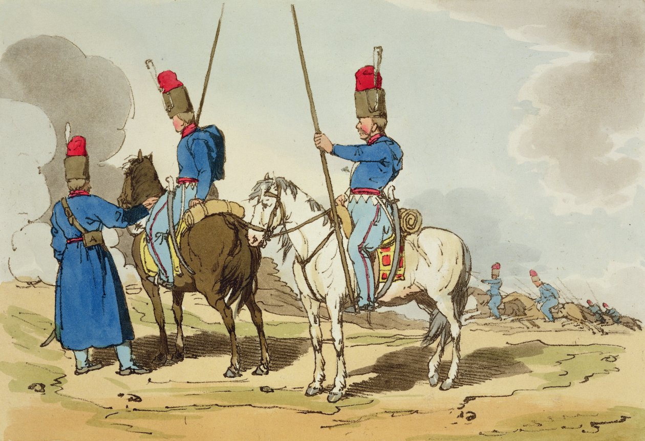 Cossacos, 1803 de John Augustus Atkinson