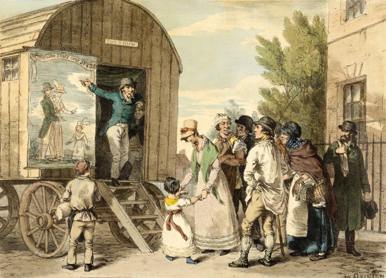 O Show, pub. C. 1821 de John Augustus after Atkinson