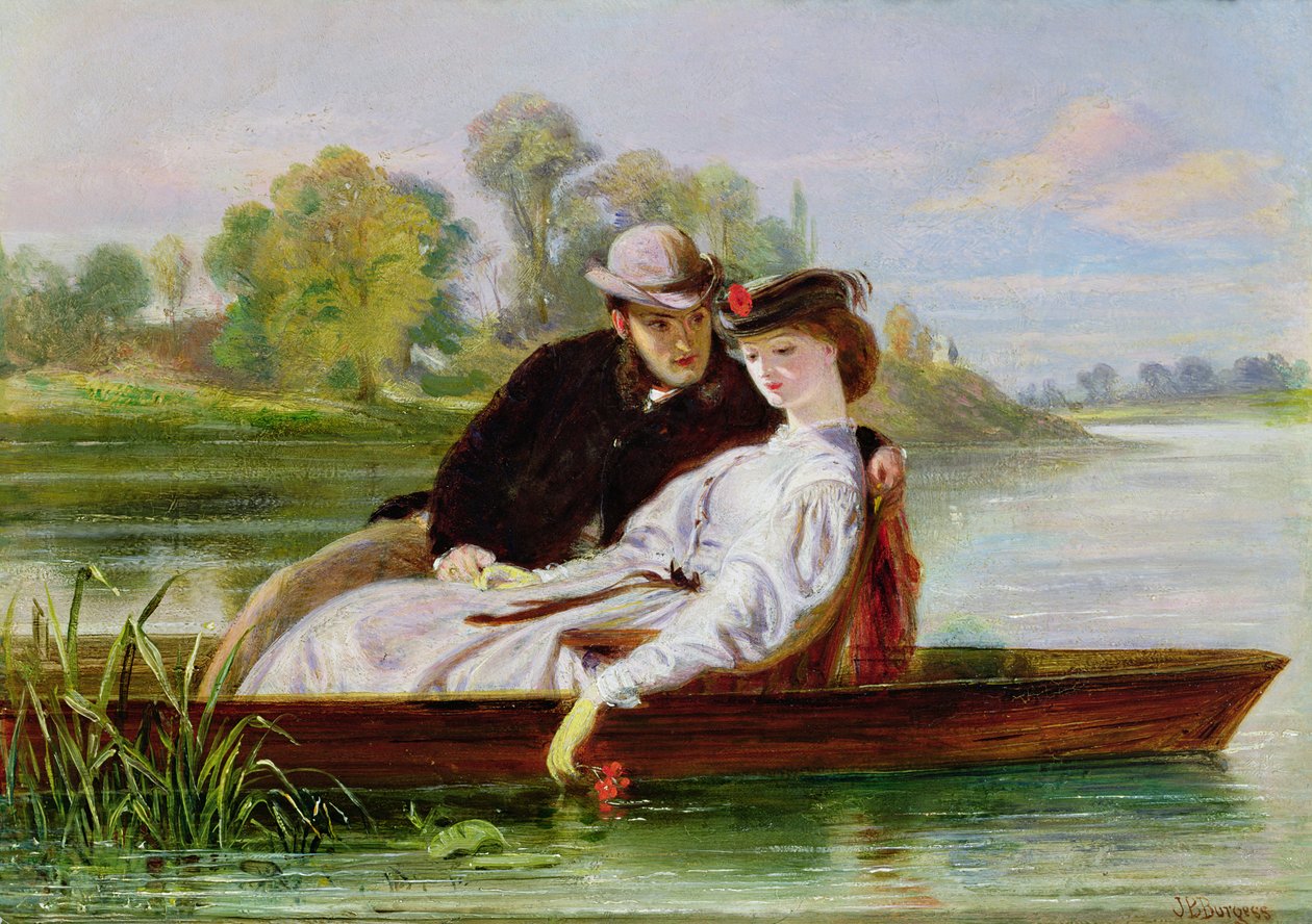 Amantes em um Punt de John Bagnold Burgess