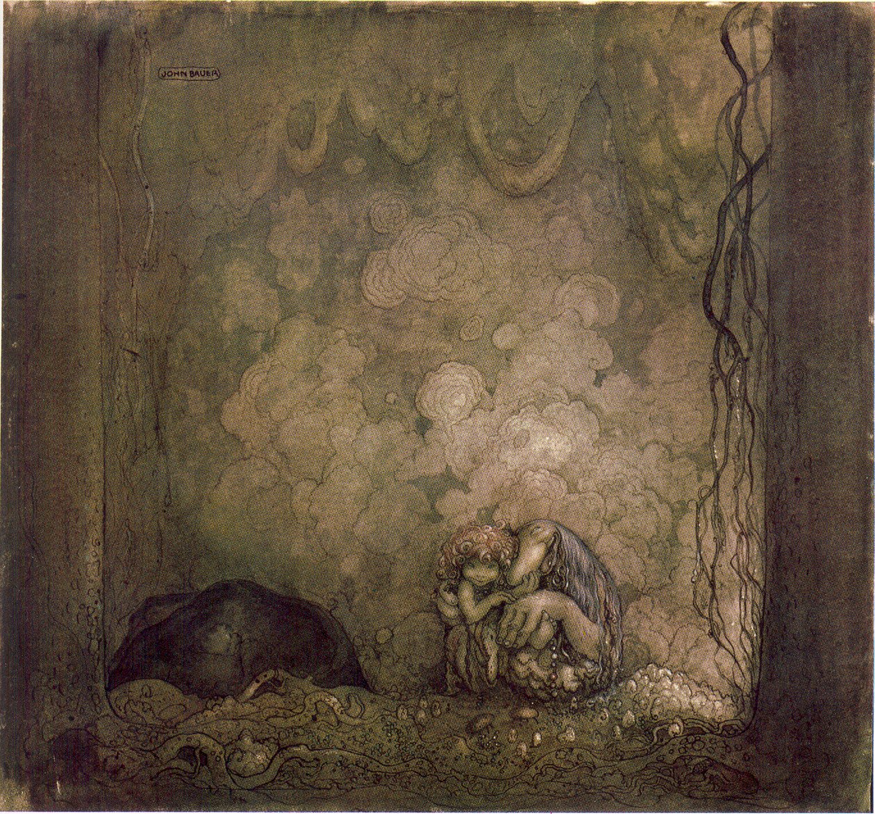 Amor de mãe de John Bauer