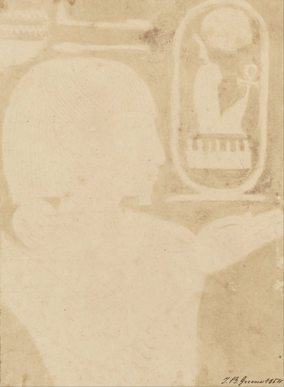 (Hieróglifos, figura voltada para a direita) de John Beasly Greene